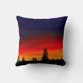 イエローストーンの日没 クッション (裏面)