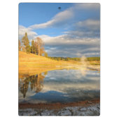 イエローストーンの景色 クリップボード (裏面)