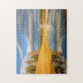 イエローストーンの景色 ジグソーパズル (縦)