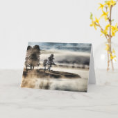 イエローストーンの朝 カード (黄色い花)