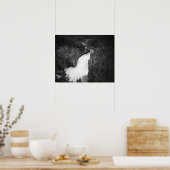 イエローストーンの白黒の上部秋16x20 ポスター (キッチン)