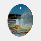 イエローストーンの間欠泉 セラミックオーナメント (右)