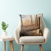 イエローストーンの霜の降りたな朝 クッション (椅子)