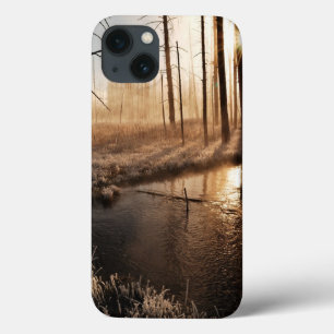 イエローストーンの霜の降りたな朝 iPhone 13ケース