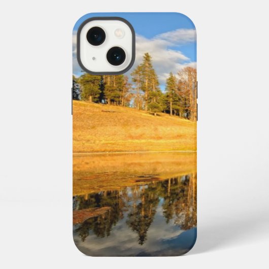 イエローストーンの風景 iPhoneケース (裏面)