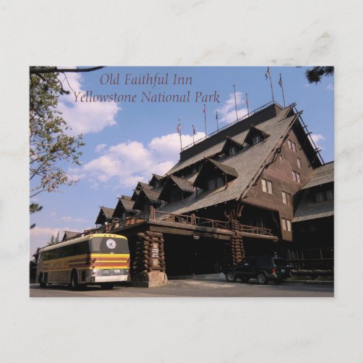 イエローストーンはがき ポストカード (正面)