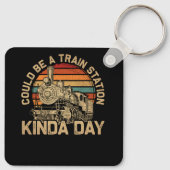 イエローストーンは駅Kinda Day Yeになる可能性がある キーホルダー (裏面)