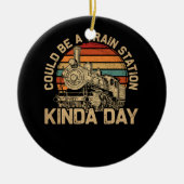 イエローストーンは駅Kinda Day Yeになる可能性がある セラミックオーナメント (正面)