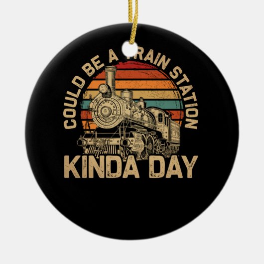 イエローストーンは駅Kinda Day Yeになる可能性がある セラミックオーナメント (正面)