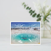 イエローストーンウェディング日付ポストカードの保存 ポストカード (スタンド正面)