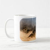 イエローストーンウォルフスマグ コーヒーマグカップ (左)