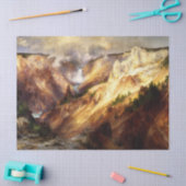 イエローストーンウォーターフォールリバーティッシュペーパー 薄葉紙 (クラフト)