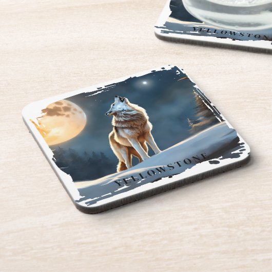 イエローストーンウルフ コースター (左側)