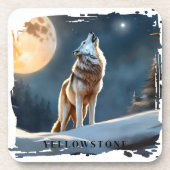 イエローストーンウルフ コースター (正面)