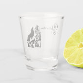 イエローストーンウルフ ショットグラス (裏面)