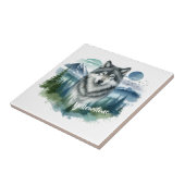 イエローストーンウルフ タイル (側面)