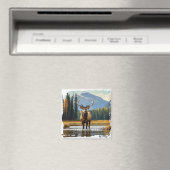 イエローストーンエルク マグネット (インサイチュ (食洗機))