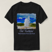 イエローストーンオールド忠実なゲーザー国立公園 Tシャツ (デザイン正面)