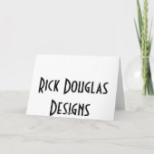 イエローストーンカードのクリスマス シーズンカード (裏面)