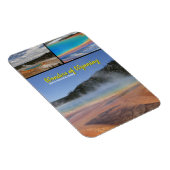 イエローストーングランドプリズマティック春ワイオミング マグネット (右側)