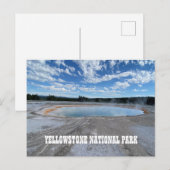 イエローストーングランドプリズマティック春 ポストカード (正面/裏面)