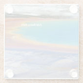 イエローストーングランドプリズマティック熱春カスタマイズ-  ガラスコースター (裏面)