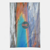 イエローストーングランドプリズマティック熱春カスタマイズ-  キッチンタオル (縦)