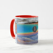 イエローストーングランドプリズマティック熱春カスタマイズ-  マグカップ (正面左)