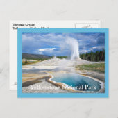 イエローストーンゲイザーポストカード ポストカード (正面/裏面)