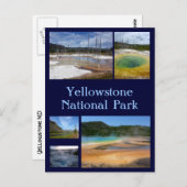 イエローストーンコラージュ1 ポストカード (正面/裏面)