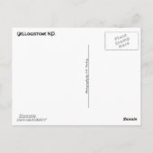 イエローストーンコラージュ2 ポストカード (裏面)