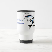 イエローストーンゴーン魚釣りタンブラー トラベルマグ (中央)