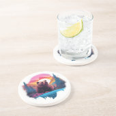 イエローストーンサンドストーンコースターベア コースター (側面)