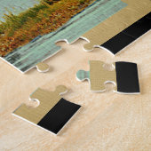 イエローストーンジグソーパズルナショナルパークベアレトロ ジグソーパズル (側面)