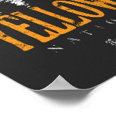 イエローストーンナショナルパークウルフマウンテンズヴィンテージ ポスター (角)