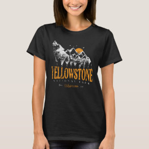 イエローストーンナショナルパークウルフマウンテンズヴィンテージ Tシャツ