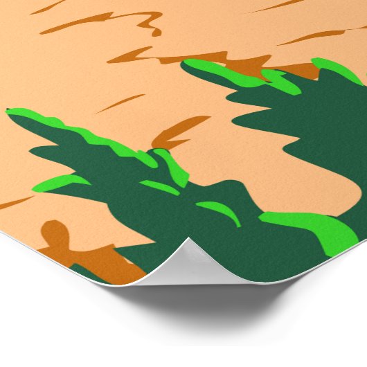 イエローストーンナショナルパークグランドプリズマティック春 ポスター (角)