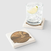 イエローストーンナショナルパークストーンコースター ストーンコースター (横)