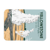 イエローストーンナショナルパークノリスゲイエサーベイスン マグネット (横)