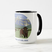 イエローストーンナショナルパークビソンマウンテンクラシック マグカップ (正面右)