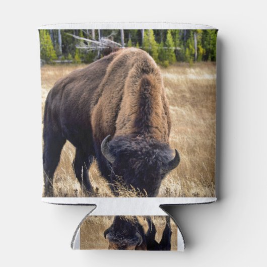 イエローストーンナショナルパークビソン 缶クーラー (裏面)