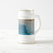 イエローストーンナショナルパークブループールキープサケ ビールジョッキ (正面右)