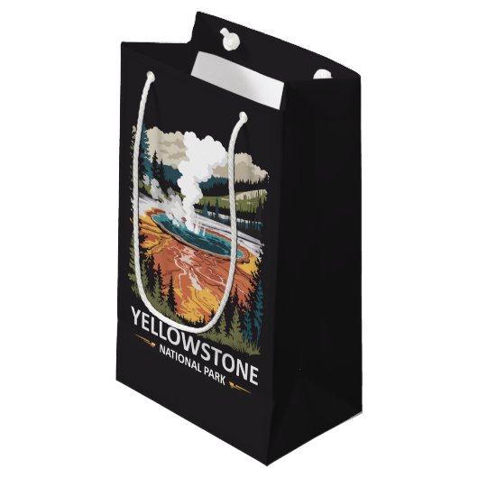 イエローストーンナショナルパークホット春 スモールペーパーバッグ (正面アングル)