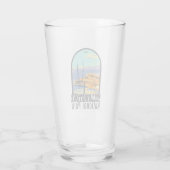 イエローストーンナショナルパークマンモスホット春 タンブラーグラス (裏面)