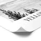 イエローストーンナショナルパークモンタナアルチフォトプリント ポスター (角)