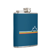 イエローストーンナショナルパークワイオミンモンタナストライプ フラスク (右)