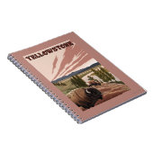 イエローストーンバイソンシーン ノートブック (右側)