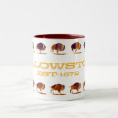 イエローストーンビランニングソン ツートーンマグカップ (中央)