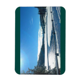 イエローストーンフォトマグネットのクリスマス マグネット