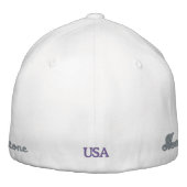 イエローストーンフライ釣り刺繍野球キャップ 刺繍入りキャップ (裏面)